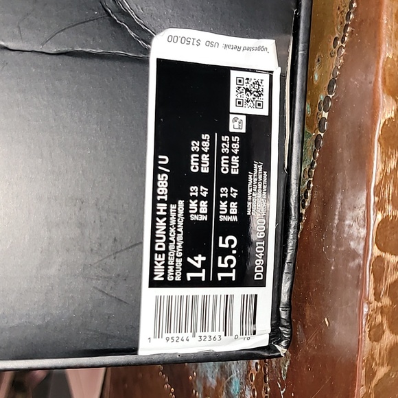 Nike Dunk Hi 1985 UBA. Undercover Jun Takahashi edition. Brand-new. Size 14 - Picture 2 of 16